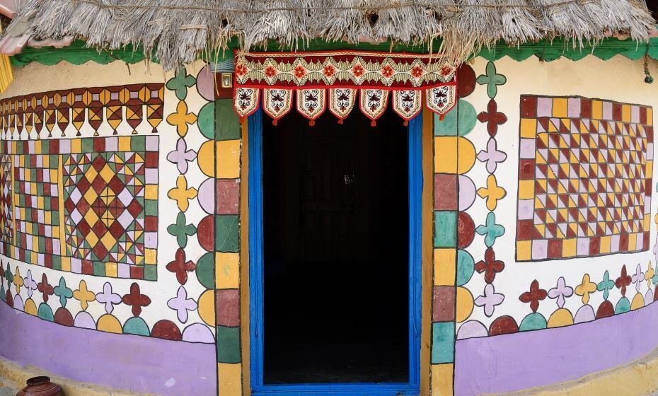 Traditional Tribal Home, Gujarat
