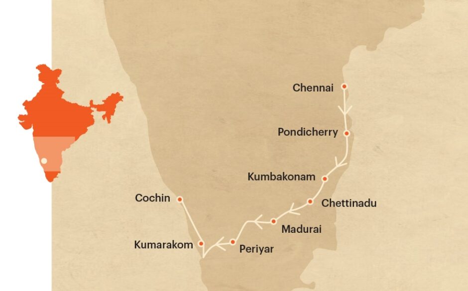 Temples, Spices and Backwaters South India Group Tour