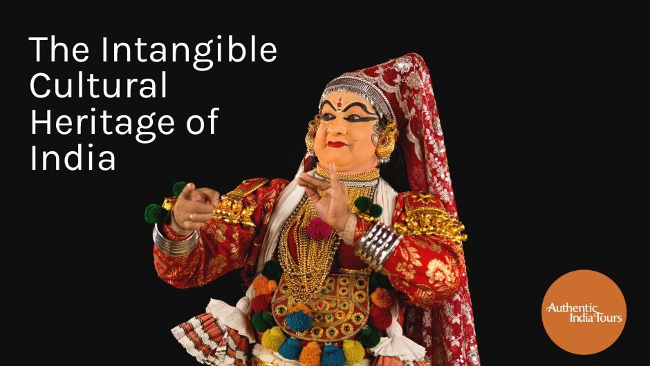 The Intangible Cultural Heritage of India - image of Keralan dancer