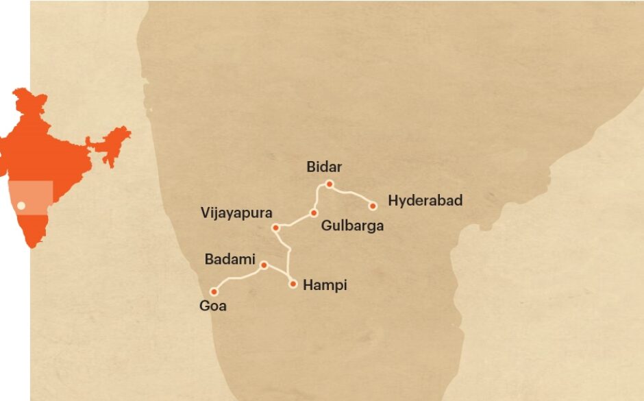 Hampi, Deccan Plateau and Goa Tour