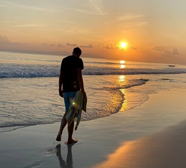 Clients photo - James at sunset