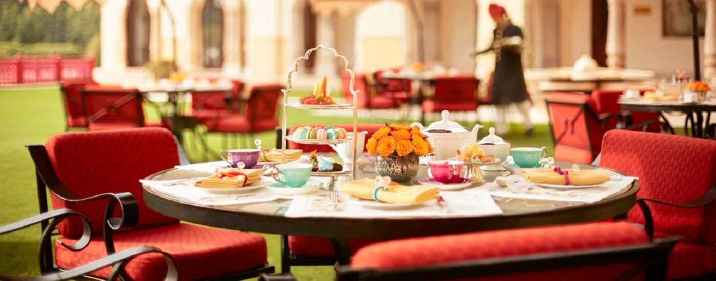 Afternoon Tea in India - Rambagh Palace Jaipur