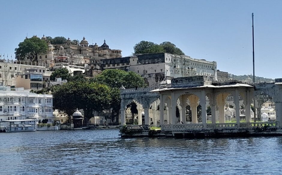 Udaipur Palace - view from the water
