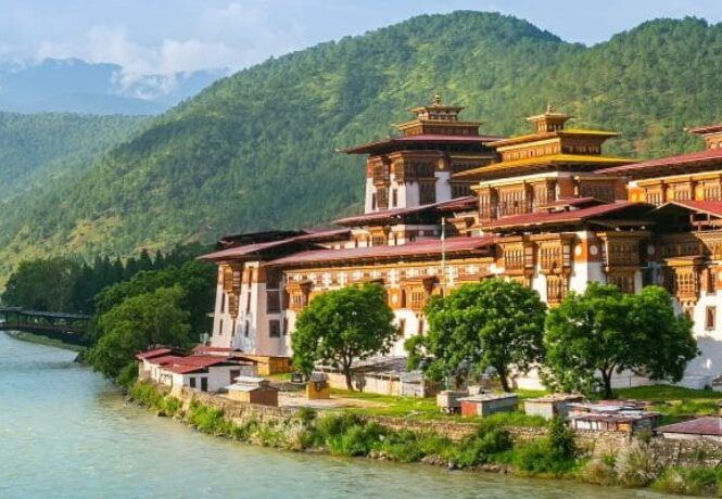 10 Customs and Traditions in Bhutan - header of a temple