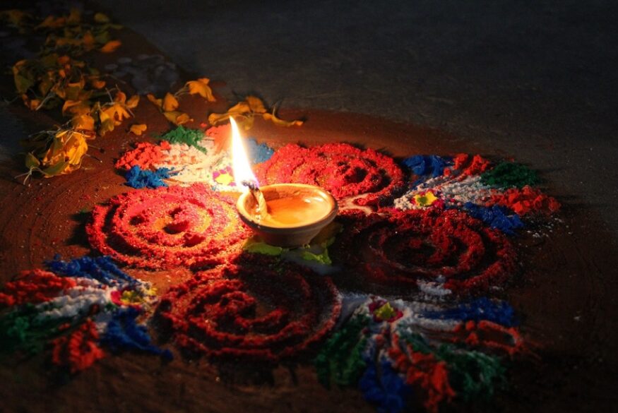 Tihar Festival candles