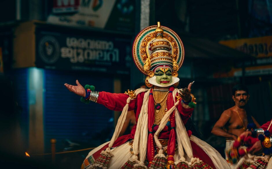 Kathakali dance show, Kerala