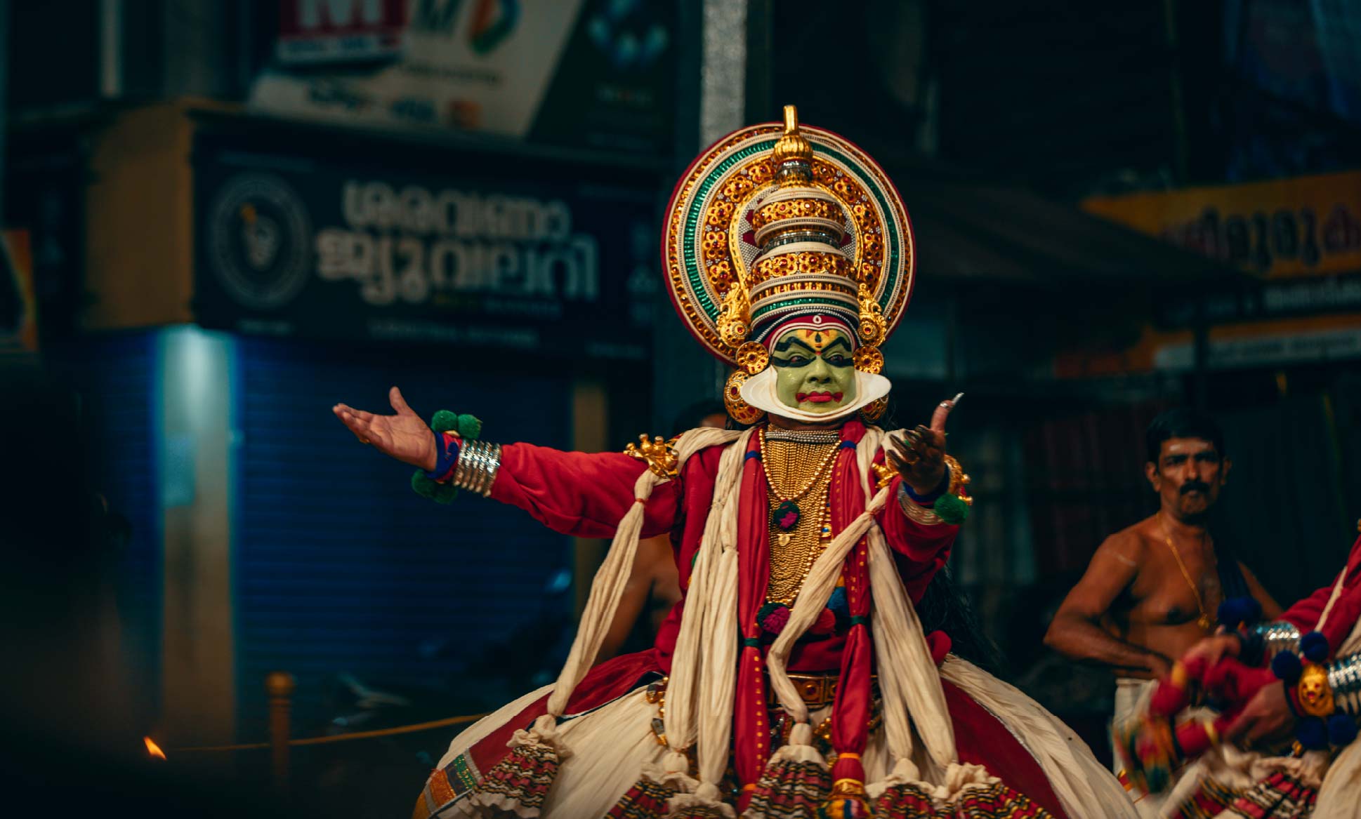 Kathakali dance show, Kerala