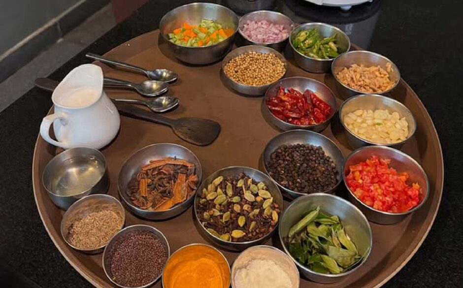 A mix of Indian spices