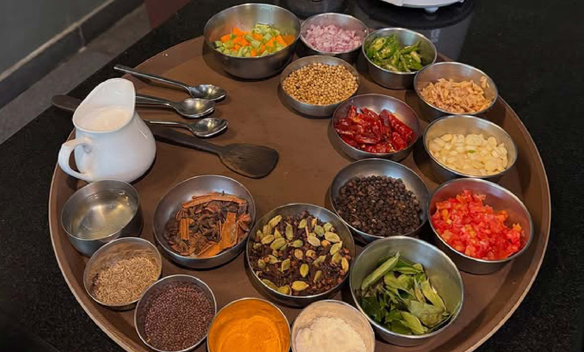A mix of Indian spices