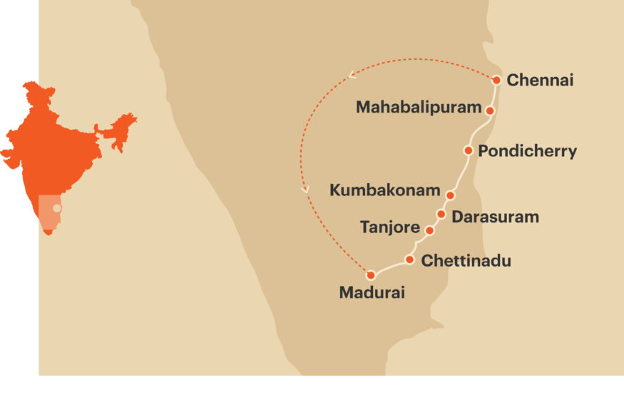 Enchanting Tamil Nadu Tour Final Resized Map