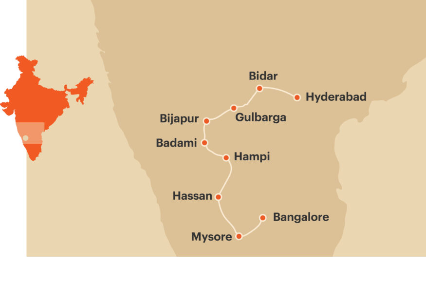 Hampi, Deccan Plateau Tour Final Resized Map