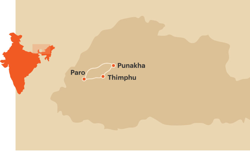 Bhutan in Style Map