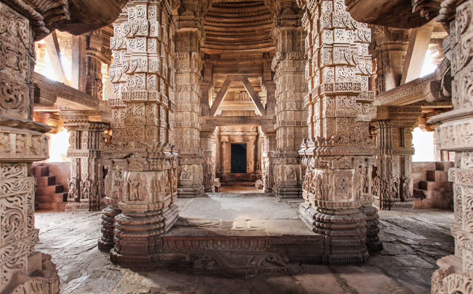 Sas Bahu Temple in Gwalior city, India