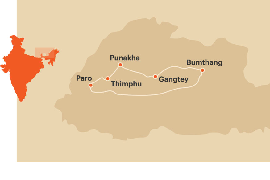 Journey through Bhutan Resized Final Map-02