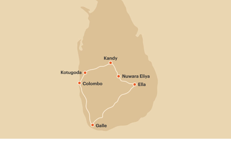 Central Highlands and South Coast - Sri Lanka private tour