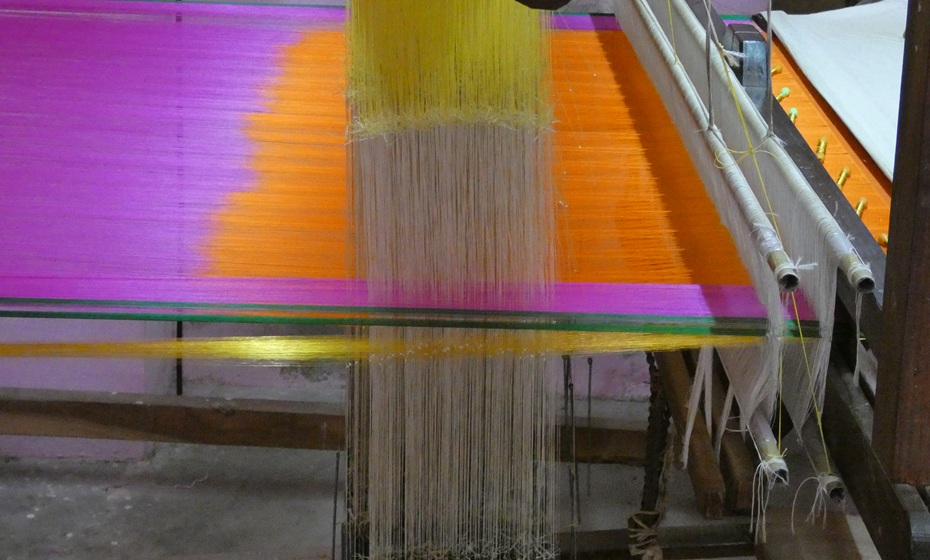 Silk Saree Weaving, Kanchipuram