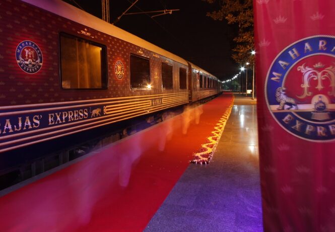 India by luxury train - Maharajas Express Exterior 1400